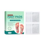 100% Herbal And Gentle Ingredient Detox Foot Pads, 10 Pieces, Natural Ingredients for Sleep Aid, Pain Relief, Toxin Removal with Bamboo Vinegar and Acupoint Micro-Massage Technology - Image 2