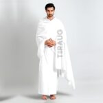 100% Pure Cotton Plain Weave Ihram for Men – Densely Woven, Opaque & Lightweight for Hajj and Umrah - Image 2