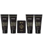 125pcs Luxe Collection 5-Piece Hotel Amenities Set – Mandarin & Vetiver Scents – Includes 25 Shampoo, 25 Conditioner, 25 Shower Gel, 25Moisturizer (30ml) & 25 Soap (25g) – Premium Guest Toiletries for Hotels, Airbnbs, and Resorts - Image 2
