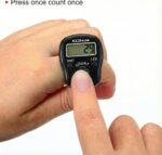 Zyphen Digital Tasbeeh Hand Tally Counter Finger Ring Digital Counting Machine Counter Tasbeeh & Jaap mala for Counting Purpose with LED (2 Pc -Color Will be Sent as per Availability) (2) - Image 3