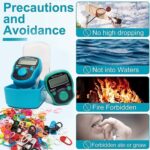 Zyphen Digital Tasbeeh Hand Tally Counter Finger Ring Digital Counting Machine Counter Tasbeeh & Jaap mala for Counting Purpose with LED (2 Pc -Color Will be Sent as per Availability) (2) - Image 5