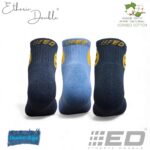 Etheric Double Half Terry Pure Combed Cotton Mid-Ankle Socks | Antibacterial, Arch Support, Cushioned Footbed | Jeans Shade Smiley Design | Men & Women | Pack of 3 - Image 7