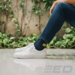 Etheric Double Half Terry Pure Combed Cotton Mid-Ankle Socks | Antibacterial, Arch Support, Cushioned Footbed | Jeans Shade Smiley Design | Men & Women | Pack of 3 - Image 8