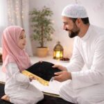 FAF Custom Baby Janamaz Prayer Mat | Customized Kids Islamic Prayer Rug for Boy & Girl (1 to 10) | Soft Thick Namaz Mat, Portable Travel Janemaaz | Mussalla for Home, Mosque, Hajj & Umrah (Black) - Image 7