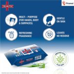 Tri-Activ Disinfecting and Sanitizing Multipurpose Germ Protection Wipes | 33% Extra Large 80 Wipes Lid pack| Pack of 3, White - Image 4