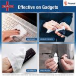 Tri-Activ Disinfecting and Sanitizing Multipurpose Germ Protection Wipes | 33% Extra Large 80 Wipes Lid pack| Pack of 3, White - Image 6