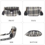 NFI essentials Waist Chest Bag for Women Belt Sling Pouch Crossbody Unisex Crossover Fanny Pack One Side Travel Handy Hiking Zip Bag Multipurpose Canvas Adjustable Thick Strap Shoulder Money Phone Bag - Image 6