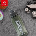 ATTRO Plastic Ranger Gym 1630ml Water Bottle with Grip Handle & ML Marking Mention for Daily Water Intake BPA Free Leak Proof - Grey - Image 4