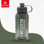 ATTRO Plastic Ranger Gym 1630ml Water Bottle with Grip Handle & ML Marking Mention for Daily Water Intake BPA Free Leak Proof - Grey - Image 6