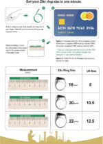 Metal Smart Ring,Smart tasbih ring,Muslim Prayer,Prayer timing reminder,OLED display, Counter, Smart Ring,IPX7 Waterproof,Comes with a charging case for extended battery life (Rose Gold, 20mm) - Image 5