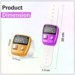 GLUN® Pack of 3 Finger Prayer Counter, 5-Digit Counting LCD Display Device, Ring Electronic Digital Finger Counter for Prayers & Various Counting Use (Random Colour) - Image 6
