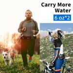 Proberos® Running Belt with Dual Water Bottles, Adjustable Hydration Belt and Waist Pack for Running and Cycling, Fanny Pack Fits 7 inches Phones, Waist Bag for Running Hiking Climbing - Image 3