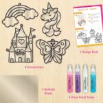 Imagimake DIY Window Art Unicorn | Glass Painting Kit | Art & Craft Kit for Girls | Perfect Birthday Return Gifts for Kids Ages 5,6,7,8,9,10, Multicolour - Image 3