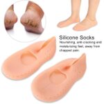 Silicone Socks Full Size Socks,Moisturizing Socks Foot Anti Cracking Care Skin Socks For Dry Feet Cracked Heel Repair Heel Softener Foot Care-Sock For Women For Men(Free Size) - Image 3