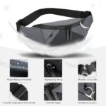 GUSTAVE® Waist Bag for Man, Compact and Fashionable Waterproof Crossbody Sling Bag with Versatile Carrying Options, Adjustable Nylon Belt for Urban and Outdoor Use, Casual or Office Commutes, 22x14cm - Image 3