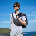 GUSTAVE® Waist Bag for Man, Compact and Fashionable Waterproof Crossbody Sling Bag with Versatile Carrying Options, Adjustable Nylon Belt for Urban and Outdoor Use, Casual or Office Commutes, 22x14cm - Image 6