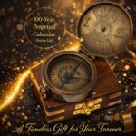 M.A & SONS Personalized Brass 100-Year Calendar 2 inches Compass with Wooden Box – Antique Nautical Compass for Camping, Hiking & Custom Engraved Gift - Image 5