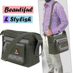 TULMAN Canvas Sling Cross Body Travel Office Business & College Messenger One Side Shoulder Bag Multi Pocket Sling Bag for Men & Women - 30 x 13 x 26 CM - Image 7