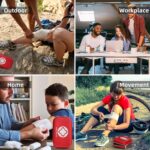 First Aid Kit - Small Waterproof Hard Shell Medical Kit for Car, Home, Travel, Camping & Emergencies - Compact 8.2"x5.3"x3.1" EVA Survival Kit with Essential Supplies (Empty) - Image 5