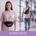 Billebon Waistbag with Dual Front Zippers and One Antitheft Pocket, Small Travel Carry for Men & Women, Utility Pouch for Hiking, Running, Sports and Daily Trips - Image 6