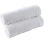 RBLISS CG Men's Ihram/AHRAM/EHRAM Set with Money and Ihram Belt for Hajj and Umrah Ehram Ahram - 2 Towels and Belts - Hygienic Bamboo Cotton Towels - Image 4