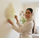 CRAFTINZA Ayatul Kursi Islamic Wall Art | Golden Acrylic Allah Arabic Calligraphy for Home Decor, Living Room & Gift (50cm x 40cm) - Image 4