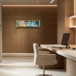 Craftnest Creations MashaAllah TabarakAllah Islamic Wall Art – 6x20 Inch Shiny Reflective Frame – Quran Arabic Calligraphy Canvas | Muslim Home & Office Decor, Wedding & Eid Gift (Design 6) - Image 3