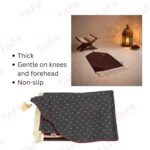 FAF Custom Baby Janamaz Prayer Mat | Customized Kids Islamic Prayer Rug for Boy & Girl (1 to 10) | Soft Thick Namaz Mat, Portable Travel Janemaaz | Mussalla for Home, Mosque, Hajj & Umrah (Brown) - Image 8