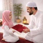 FAF Custom Baby Janamaz Prayer Mat | Customized Kids Islamic Prayer Rug for Boy & Girl (1 to 10) | Soft Thick Namaz Mat, Portable Travel Janemaaz | Mussalla for Home, Mosque, Hajj & Umrah (Maroon) - Image 8