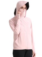 FABSPORTS Women's UV Protection Sun Screen Jacket, Full Zip Sun Protection Clothing, Lightweight with UPF 50+ Protection for Outdoors, with Pockets, Sun Protective Clothing for Women - Image 6