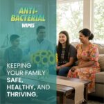 Antibacterial Wet Wipes – 30 Wipes (10 x 3 Travel Packs) | Kills 99% Germs, Alcohol-Free & Skin-Friendly | For Hands, Face, Surfaces & Travel Hygiene - Image 6