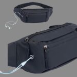 Waist Pack Bag Fanny Pack for Men & Women with Adjustable Strap for Outdoors Workout Traveling Casual Hands-Free Wallets Running Hiking Cycling (Black) - Image 3