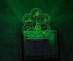 UKANI 7 Colour Changing 3D Illusion Design Islamic Panjatan Design Night Lamp (Multicolour, 3 Inch) - Image 4