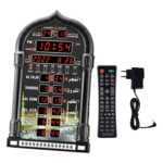 ATORSE Azan Clock Muslims Praying Clock Time Reminding LCD Alarm Clock Digital Clock - Image 4