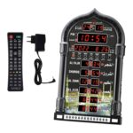 ATORSE Azan Clock Muslims Praying Clock Time Reminding LCD Alarm Clock Digital Clock - Image 5
