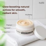 Glowing Face Scrub with Walnut Shell & Papaya Extract | Removes Dead Skin, Unclogs Pores, Brightens Skin | With Aloe Vera, Mulberry, Licorice & Vitamin E | 100 g - Image 5