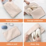 Porslin Travel Packing Organizers 8-Piece Luggage Organiser Set with Travel Cubes for Packing Clothes, Mesh Travel Bag Organiser with Toiletry, Shoe & Laundry Bags, Travel Organizer Pouch for Clothes - Image 5