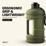 Boldfit 2 Litre Water Bottle For Gym Gallon Water Bottle 2+ Litre Gym Water Bottle 2l Gym Bottles For Men & Women Water Jug 2+ Litre Big Water Bottles Sports Water Bottle Plastic Bottle- Armygreen - Image 5