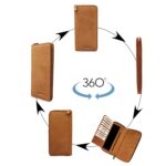 ABYS Hunter Leather RFID Protected Tan Passport Holder for Men and Women| Card Holder|Passport Pouch|Family Travel Wallet - Image 5