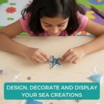 TOYKRAFTT DIY Seashell Fridge Magnet Making Kit for Kids | Creative Art & Craft Activity | Best Birthday Return Gift for Ages 8+ | Makes 6 Magnets - Image 3