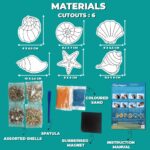 TOYKRAFTT DIY Seashell Fridge Magnet Making Kit for Kids | Creative Art & Craft Activity | Best Birthday Return Gift for Ages 8+ | Makes 6 Magnets - Image 5
