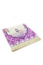 ihvan online, Kids Prayer Mat, Muslim Prayer Rug for Kid, Islamic Gifts for Kids, Design Janamaz Sajadah, Soft Salah Mat Carpet for Kids, Travel Praying Rug, Pink-White Kaaba - Image 7
