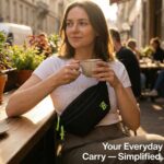 Waist Bag for Men and Women| Crossbody Bag | Chest Bag | Fanny Bag for Travel, Hiking, Running | Strong Stitching & Sturdy Zippers, Adjustable Strap,Unisex(Black)-(Zuzoom) - Image 4