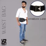 Waist Bag for Men and Women| Crossbody Bag | Chest Bag | Fanny Bag for Travel, Hiking, Running | Strong Stitching & Sturdy Zippers, Adjustable Strap,Unisex(Black)-(Zuzoom) - Image 6