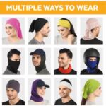 Women Hijab Undercap Hijab Scarf For Muslim Women Under Scarf Hijab Cap Solid Colour Hijab Tube Unisex Stretch Dreadlocks Tube Neck Gaiter & Neck Warmern Bandana - Image 3