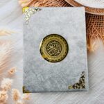 Luxurious Grey Velvet Textured Holy Quran | In Roman Urdu Script With Transliteration | The Holy Quran Urdu translation in roman script with Arabic - Image 3
