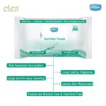 GINNI Hygiene Bed Bath Towel Big Wet Wipes For Adults, Patients Wet Wipes & Refreshing Sponge Bath (10 Pulls/Pack) Pack of 1 - Image 4