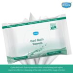 GINNI Hygiene Bed Bath Towel Big Wet Wipes For Adults, Patients Wet Wipes & Refreshing Sponge Bath (10 Pulls/Pack) Pack of 1 - Image 6