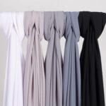 4 PCS Muslim Women Soft Premium Solid Chiffon Hijab Scarves Shawl Long Scarf Wrap Scarves with Gift Box (Mix color C) - Image 6
