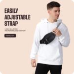 Waist Bags for Men & Women- Premium Stitching, Branded Zippers, Waterproof Pocket, RFID Safe- Large Fanny Pack for Hiking Travel,Cycling,Money Belt (Black) - Image 4